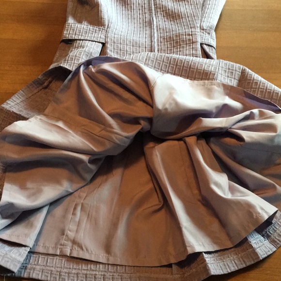 Modcloth retro mod 60s-style lavender fit & flare A-line dress office business - Picture 15 of 16